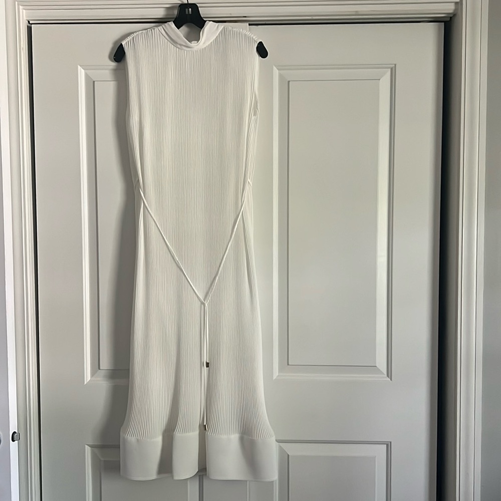 Milly Melina Solid Pleated Dress